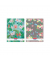 Notizblock 50044238 Ladylike, Blumen, kariert Rand beidseitig / Lineatur 28, A4, 70g, sortiert, 80 Blatt