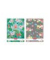 Notizblock 50044238 Ladylike, Blumen, kariert Rand beidseitig / Lineatur 28, A4, 70g, sortiert, 80 Blatt