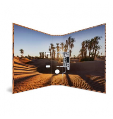 Motivordner Nature Sand 19651, A4 70mm breit