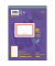 Notizblock 03654820 Green, kariert, A5, 70g, grau, 48 Blatt