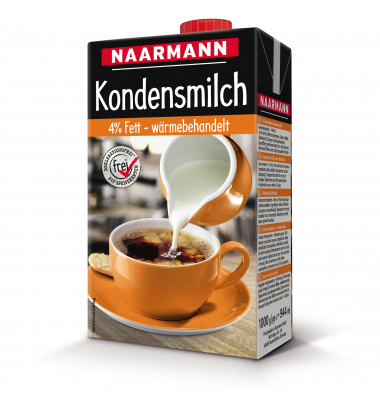 Kondensmilch 765, 4% Fett, 1 Liter, im Tetrapack