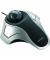 Trackball Orbit Optical, 2 Tasten, mit Kabel, USB-Kabel, ergonomisch, schwarz, silber