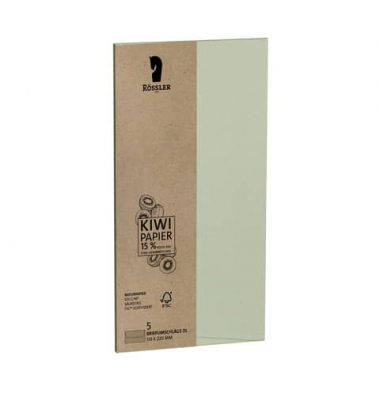 Briefumschlag 1144002637 220x110mm ohne Fenster nassklebend 120g Naturpapier/säurefrei