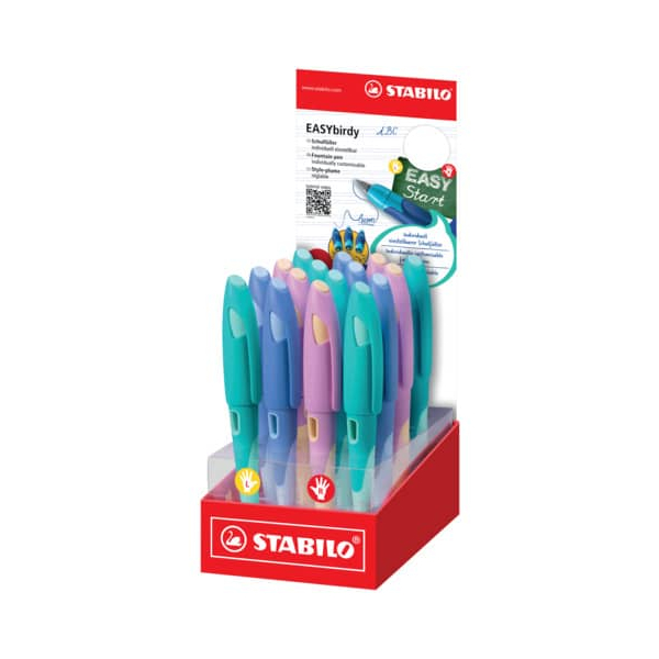 16 Stück Stabilo Füller Patrone A EASYbirdy Pastell sort.  STABILO