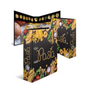 Motivordner Pasta Flavors Pasta 19564, A4 70mm breit
