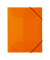 Gummizugmappe Neon  19656, A4 neonorange Polypropylen (PP), f&uuml;r ca. 50 Blatt  (80 g/m&sup2;), mit 3 Einschlagklappen