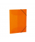 Gummizugmappe Neon  19656, A4 neonorange Polypropylen (PP), f&uuml;r ca. 50 Blatt  (80 g/m&sup2;), mit 3 Einschlagklappen