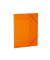 Gummizugmappe Neon  19697, A3 neonorange Polypropylen (PP), f&uuml;r ca. 50 Blatt  (80 g/m&sup2;), mit 3 Einschlagklappen