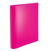 Ringbuch 19712, A4 Polypropylen neonpink