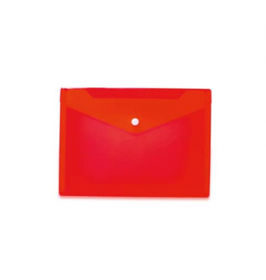 Brieftasche PP A5 transparent rot