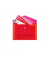 Brieftasche PP A5 transparent rot