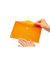 Dokumententasche 20057, A5, transparent orange, Polypropylen (PP), Druckknopf