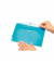 Dokumententasche 20059, A5, transparent hellblau, Polypropylen (PP), Druckknopf