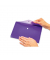Brieftasche PP A5 transparent violett