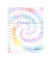Notizbuch 50044108, bunt, A5, kariert, 70g, 100 Blatt / 200 Seiten