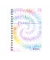 Notizblock 50044146 New Batik Freedom, Muster, kariert Rand beidseitig / Lineatur 28, A6, 70g, weiß, 80 Blatt