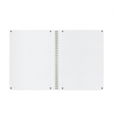 Collegeblock 400150010 ORIGINS, kariert / kariert, A4+, 90g, hochgr&uuml;n, 70 Blatt