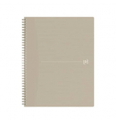 Notizbuch A4+70BL kariert 5mm beige