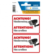 Hinweisetiketten Videoüberwachung