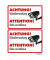 Hinweisetiketten Videoüberwachung