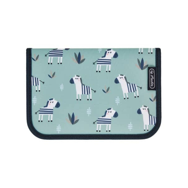 4008110349565 - herlitz Federmäppchen Crazy Zebra türkis schwarz 205 x 38 cm 4008110349565 - herlitz Federmäppchen Crazy Zebra türkis schwarz 205 x 38 cm