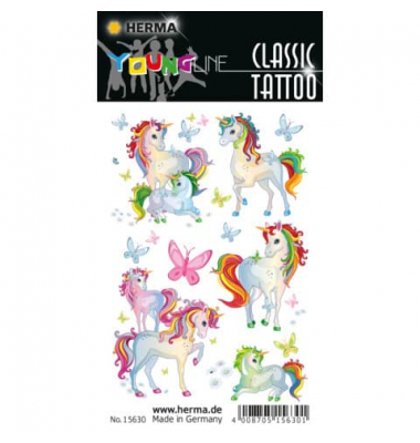 Tattoo Colour Einhorn best friends