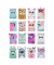 Notizbuch 31359, bb Cuties, farbig sortiert, A5, liniert, 80g, 80 Blatt / 160 Seiten