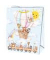Geschenktasche 22326 TL Baby Tierreise, Baby  Geburtstag, Kordelband mit Geschenkanhänger, Baby Tierreise, 267mm x 330mm