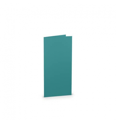 Blanko-Grußkarten 16400391 DIN lang 100mm x 200mm (BxH) 220g ocean