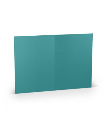 Blanko-Gru&szlig;karten Briefkarte 16407191 A5 148mm x 210mm (BxH) 220g planliegend ocean