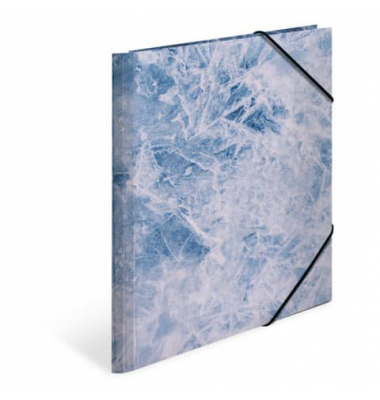 Sammelmappe NATURE 19773, A4 Motiv Ice, 0,4cm Füllhöhe, Karton