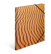 Sammelmappe NATURE 19774, A4 Motiv Sand, 0,4cm Füllhöhe, Karton