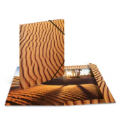Sammelmappe NATURE 19788, A3 Motiv Sand, 0,4cm F&uuml;llh&ouml;he, Karton
