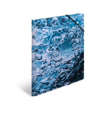 Sammelmappe NATURE 19791, A3 Motiv Water, 0,4cm F&uuml;llh&ouml;he, Karton