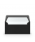 Designbriefumschlag Paperado 16400270, Din Lang, nassklebend, 100g, schwarz matt