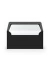 Designbriefumschlag Paperado 16400270, Din Lang, nassklebend, 100g, schwarz matt