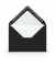 Designbriefumschlag Paperado 16400570, C6, nassklebend, 100g, schwarz