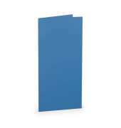 Blanko-Grußkarten 16400396 DIN lang hoch doppelt 100mm x 210mm (BxH) 220g stahlblau