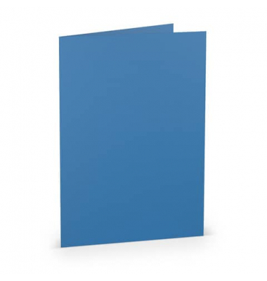 Blanko-Grußkarten 16401096 A5 148mm x 210mm (BxH) 220g stahlblau
