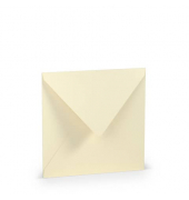 Designbriefumschlag 16404008, quadratisch, nassklebend, 100g, chamois