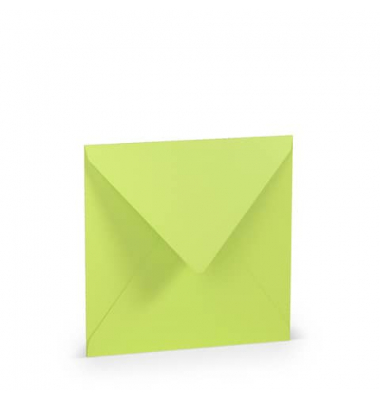 Designbriefumschlag 16404022, quadratisch, nassklebend, 100g, maigrün