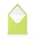 Designbriefumschlag Paperado 16404022, quadratisch, nassklebend, 100g, maigrün