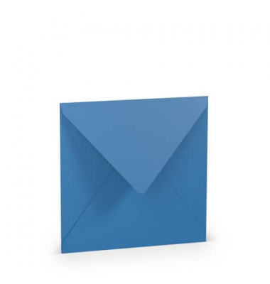 Designbriefumschlag 16404096, quadratisch, nassklebend, 100g, stahlblau