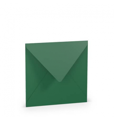 Designbriefumschlag 16404097, quadratisch, nassklebend, 100g, tannengrün
