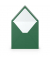 Designbriefumschlag Paperado 16404097, quadratisch, nassklebend, 100g, tannengrün