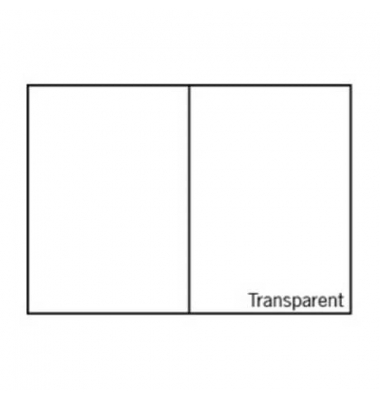 Blanko-Grußkarten 1103072142 220g planliegend transparent hochweiß