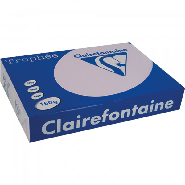 Clairefontaine Kopierpapier Trophee 1043C lila pastell A4 160g 3329680104301 Clairefontaine 250 Blatt