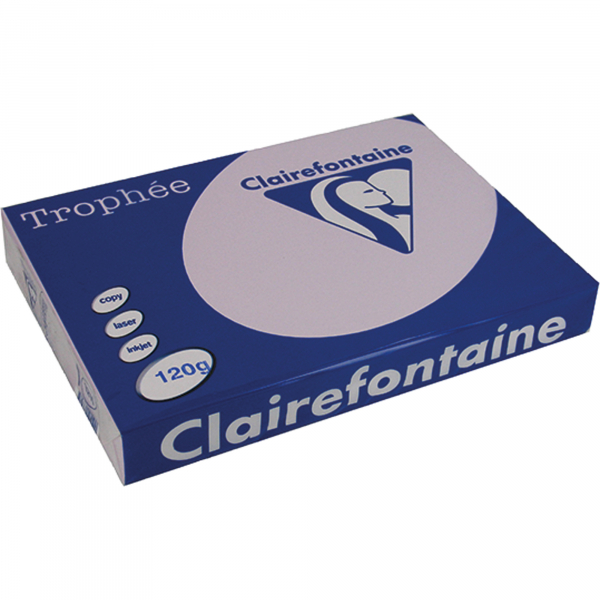 Clairefontaine Kopierpapier Trophee 1211C lila pastell A4 120g 3329680121100 Clairefontaine 250 Blatt