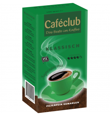 Kaffee Cafeclub Klassisch 796 gemahlen 500g