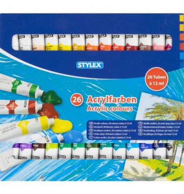 28627 Acrylfarbe 25 Farben